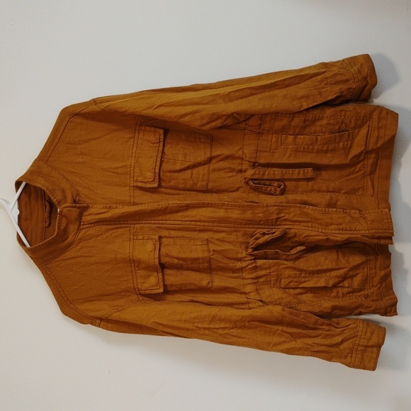 Old Navy | Deep Mustard Yellow Light Utility Jacket | Women's S - Picture 1 of 5